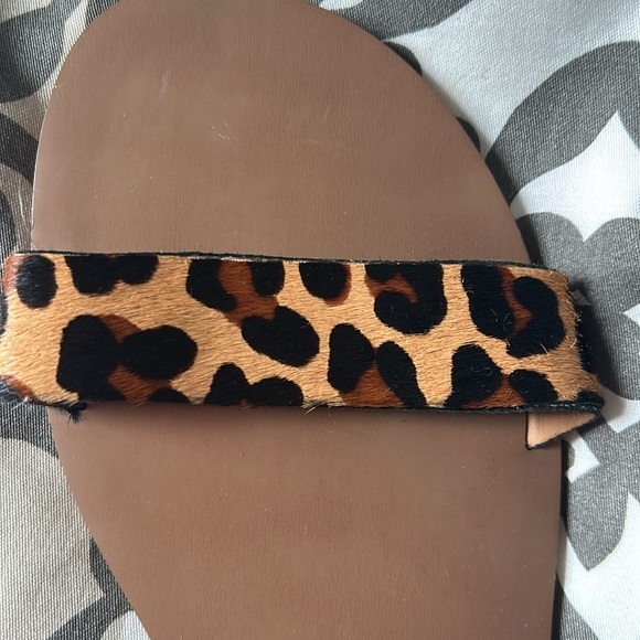 J. Crew Leopard Slides Size 7 - Picture 3 of 5